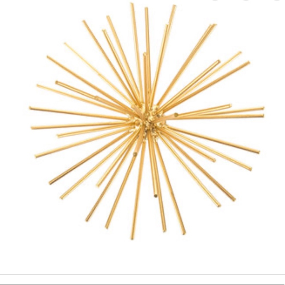 Gold Metal Wall Decor